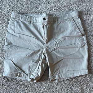 Men's Classic Gray Flat Front Shorts